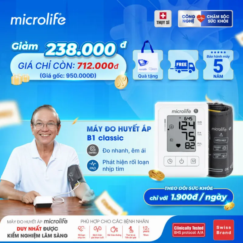 Máy đo huyết áp Microlife B1 Classic