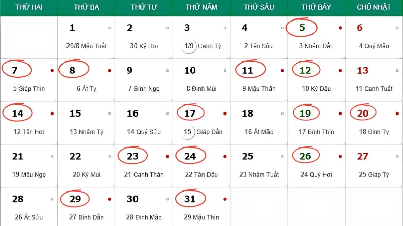 Ngày tốt mua xe tháng 10/2024 cho tuổi tý