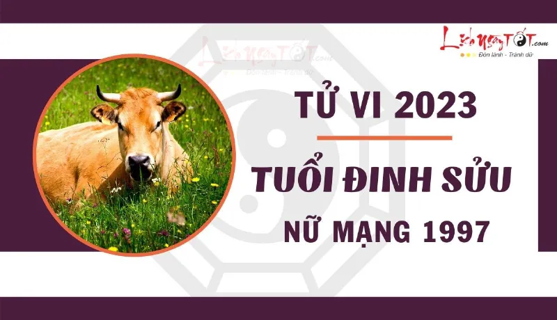 Tử vi tuổi Đinh Sửu 1997 nữ mạng năm 2023