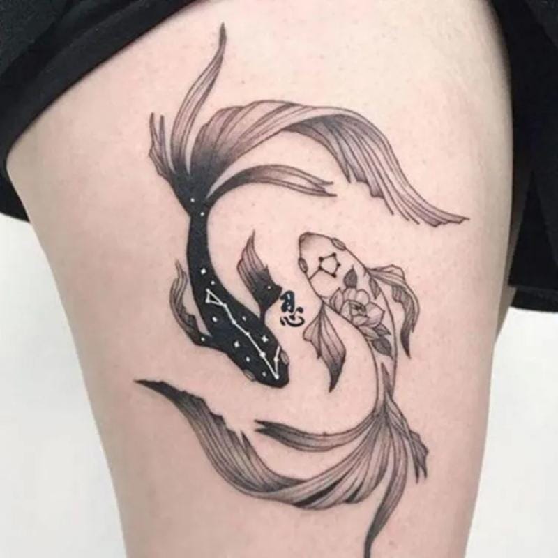 Mẫu tattoo này còn mang theo tinh thần nhẫn để vươn lên, một triết lý sống rất đáng trân trọng và truyền cảm hứng cho mọi cuộc hành trình