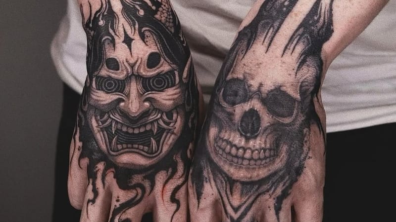 Điều cấm kỵ khi tattoo hình mặt quỷ