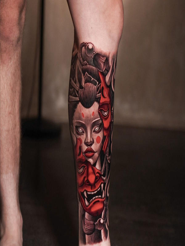 Mẫu tattoo nữ quỷ Nhật Bản biểu tượng cho sự ghen tuông, đau khổ và sự biến đổi nội tâm do bị phản bội hoặc thất vọng trong tình yêu. Nhiều người chọn hình xăm này để thể hiện niềm tin cá nhân, câu chuyện của bản thân, hoặc đơn giản là để khẳng định bản chất và dám sống đúng với mình